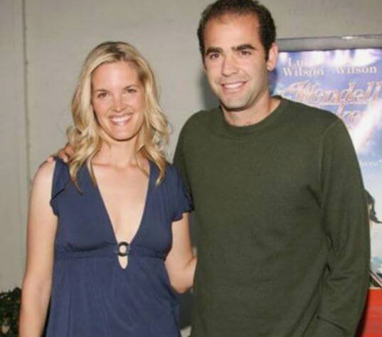 Sam Sampras son Pete Sampras and daughter in law Bridgette Wilson.